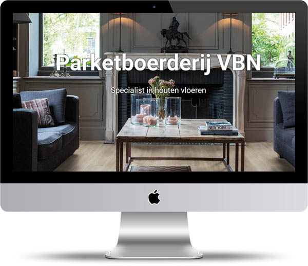 Website Parketboerderij VBN