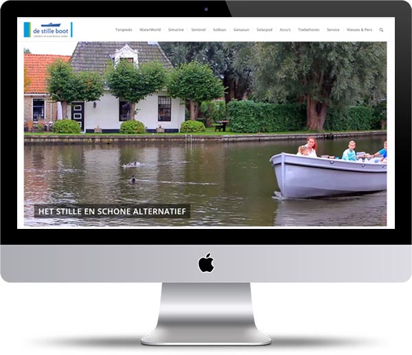 Webdesign voor de watersport