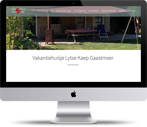 Webdesign vakantiehuisjes